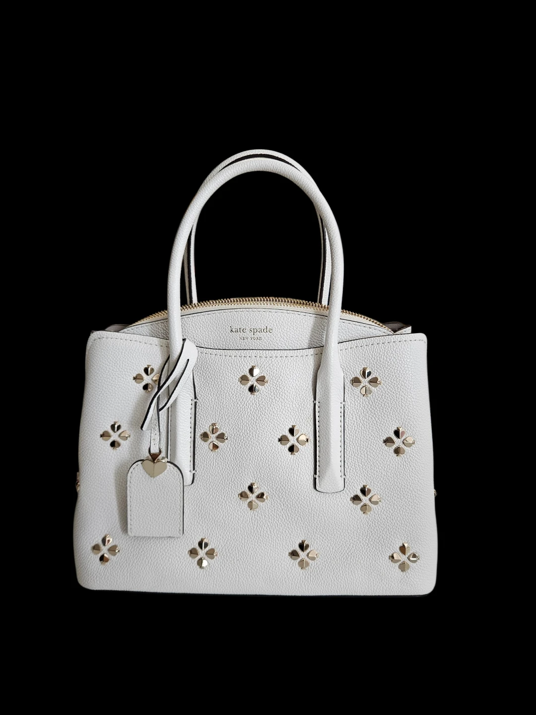 white Kate Spade New York Margaux satchel