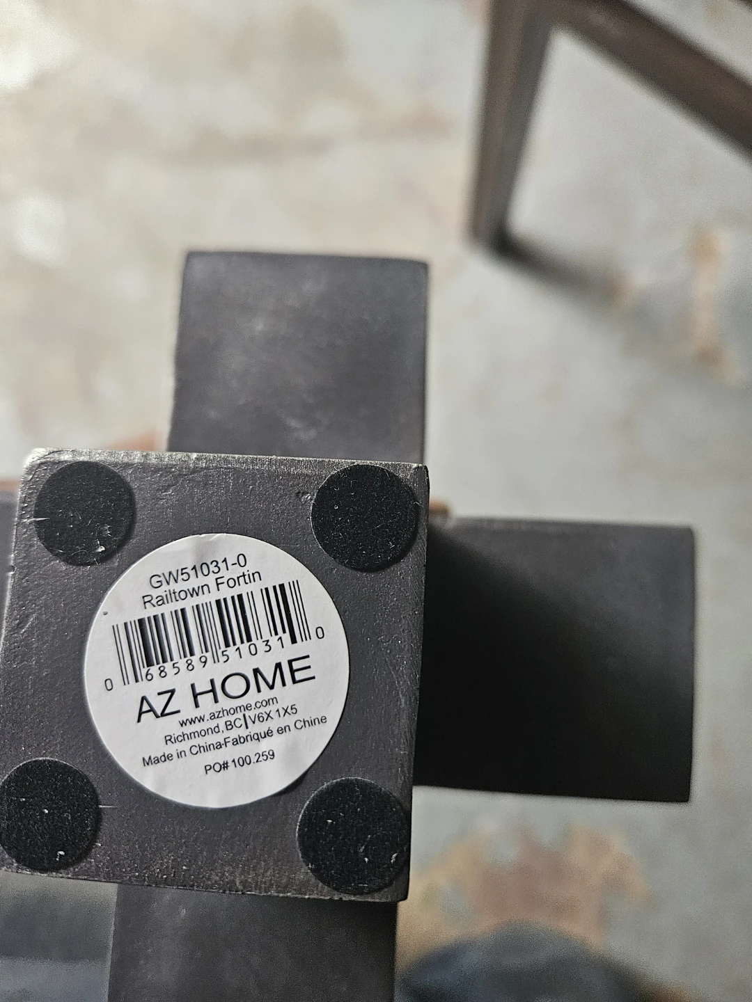 AZ Home Railtown Fortin Decorative Accent - photo 3