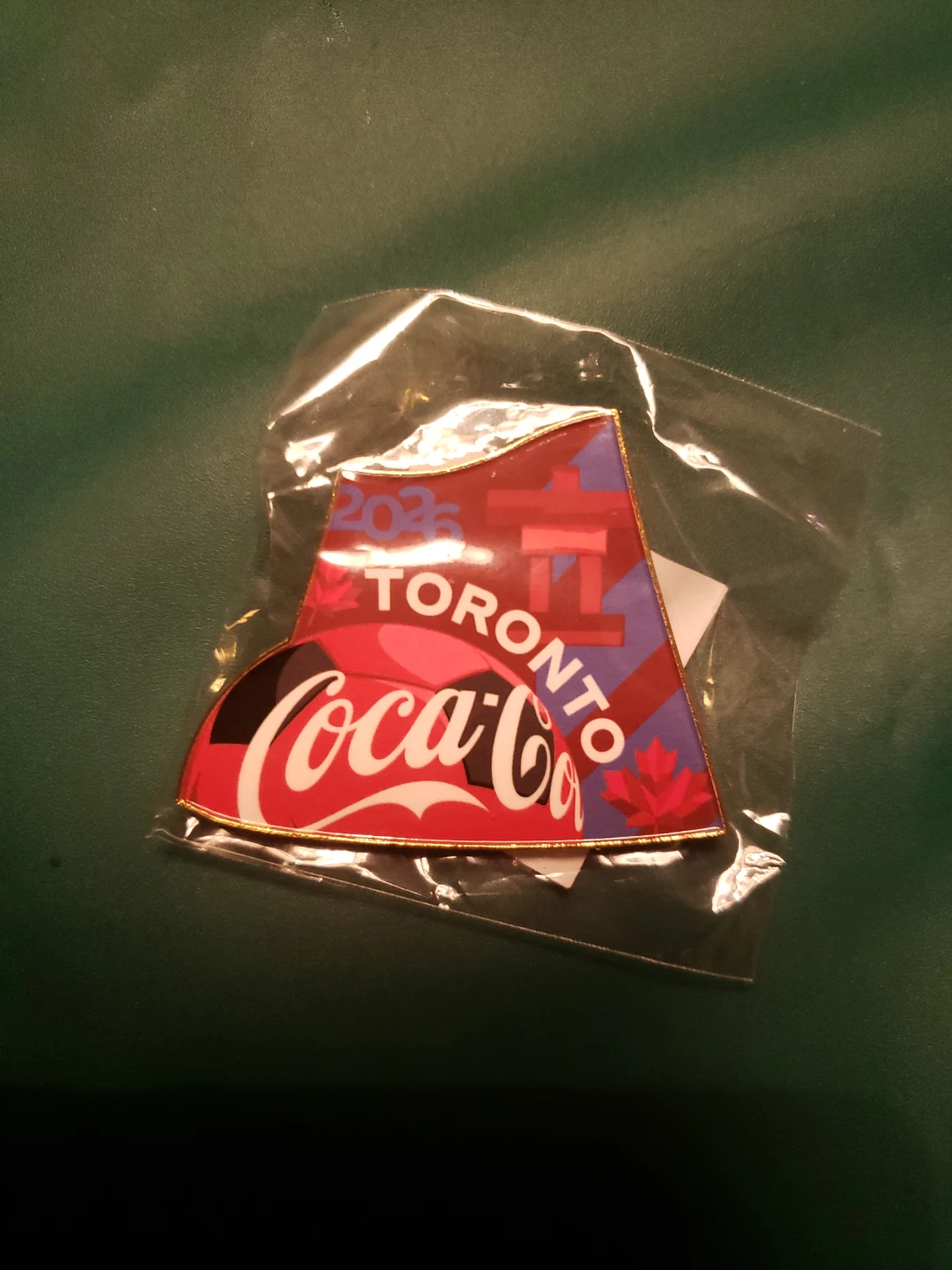 WORLD CUP 2026 TORONTO HOST CITY COCA-COLA BOTTLE 6-PIN SET