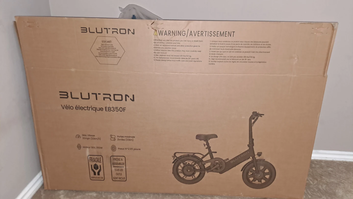 BLUTRON EB350F Electric Bicycle - photo 2