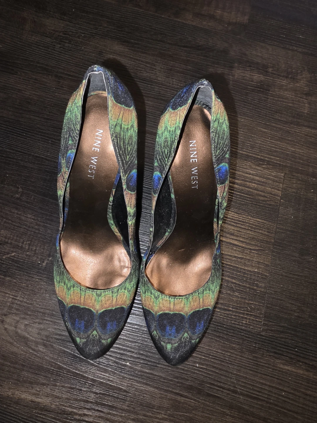 Nine West Women's Peacock Feather Heels