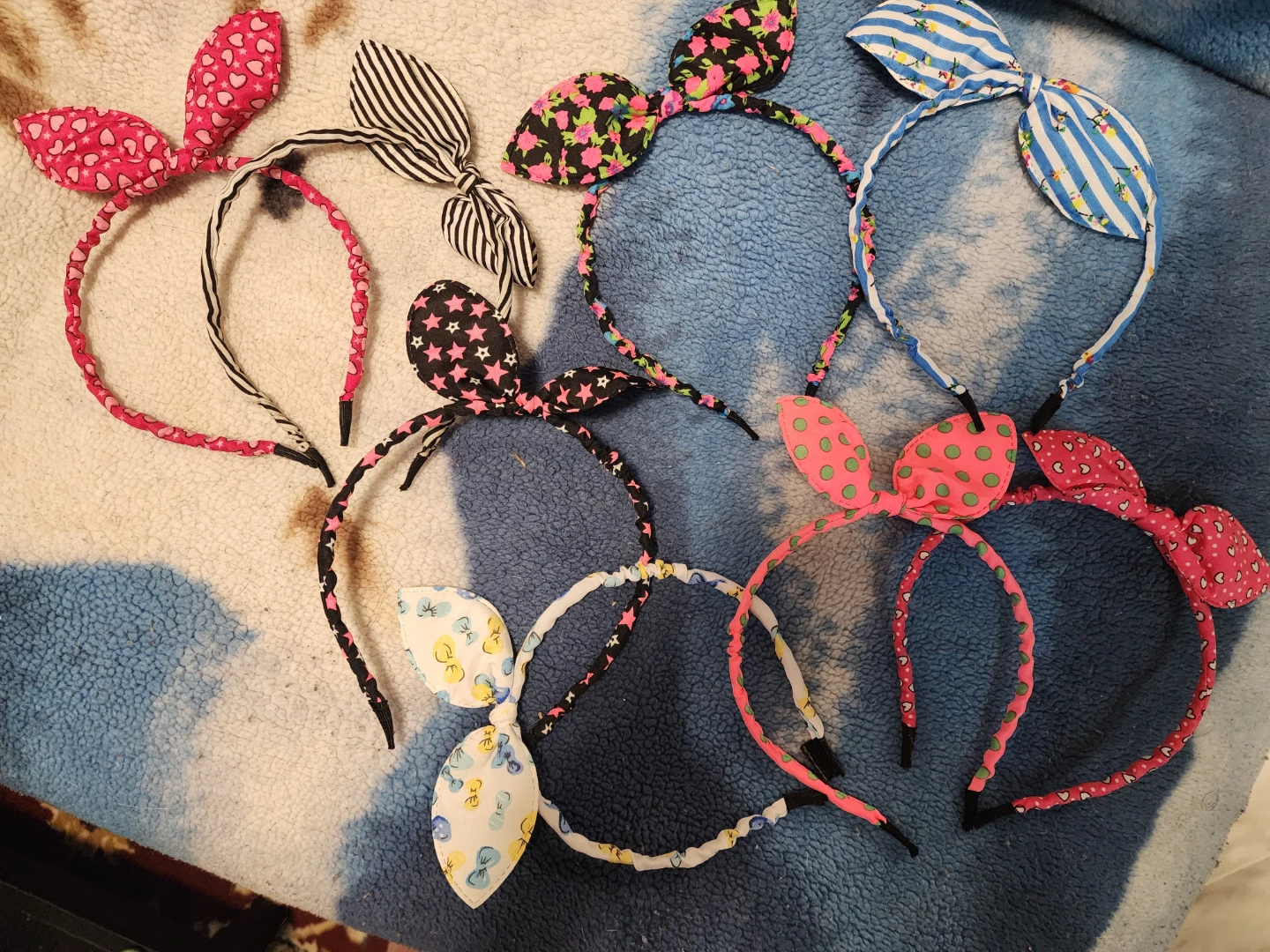 Bunny Ear Headbands - Assorted Patterns