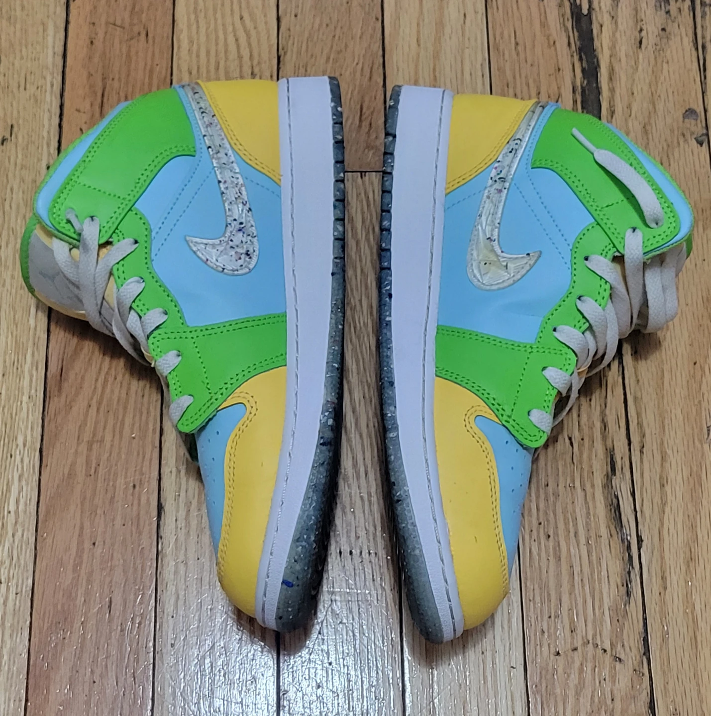 Nike Air Jordan 1 Mid GS 'Recycled Grind' DX4368-400 Size 7Y - photo 3