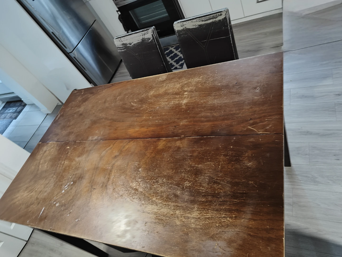Wooden Dining Table and chairs - photo 2