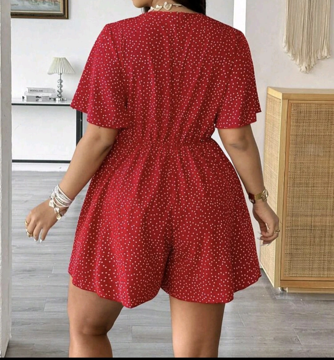 Red Polka Dot Romper - photo 2