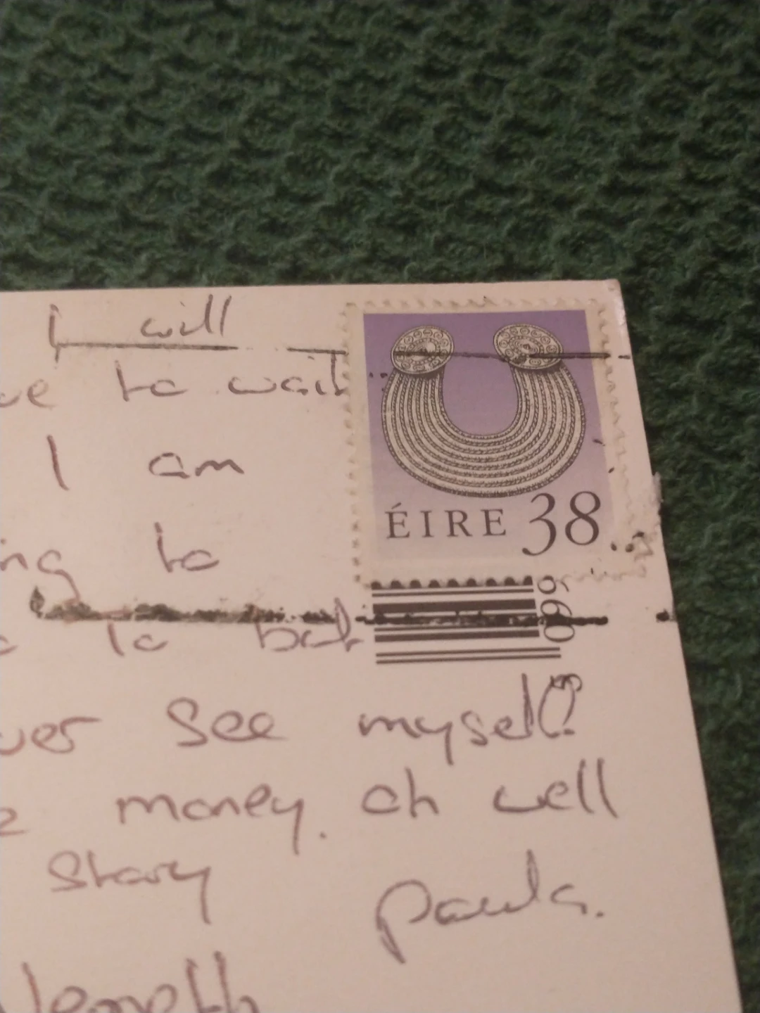 1996 Mailed Guinness Throwback Postcard My Goodness My Guinness - photo 4