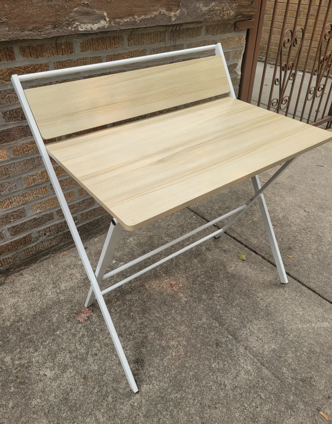 Folding Desk with top Shelf - photo 2