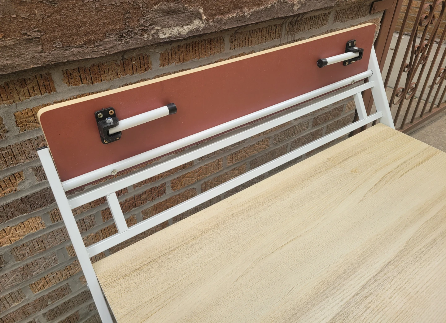 Folding Desk with top Shelf - photo 4