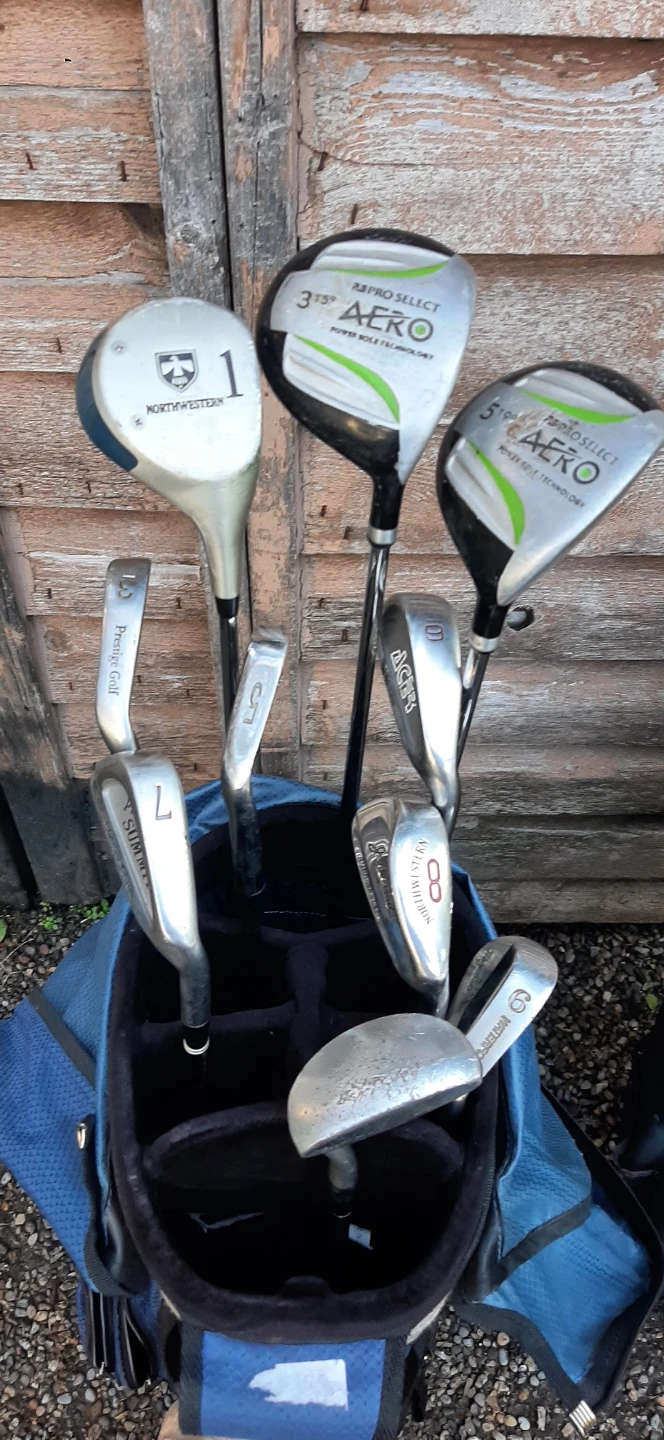 Set Of Men's Right Handed Golf Clubs With Bag - photo 2