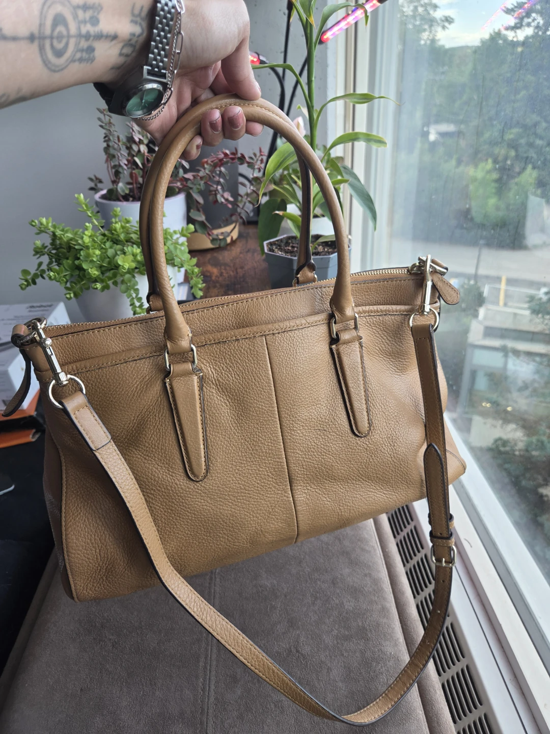 Coach Pebble Leather Tote Bag - photo 2