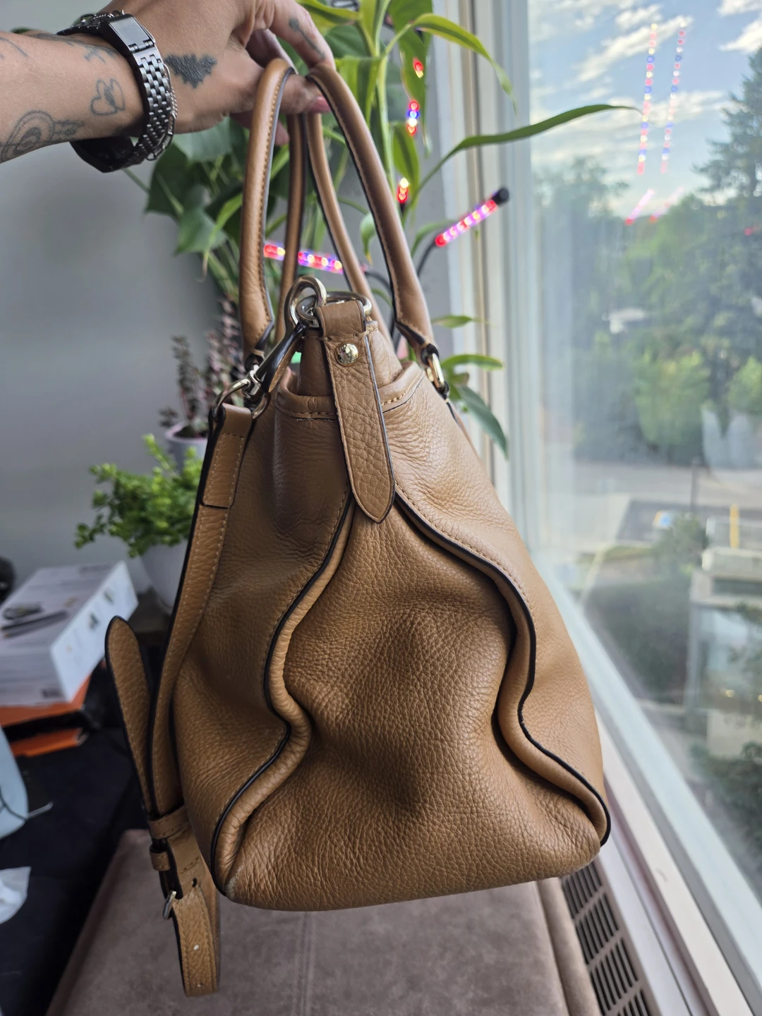 Coach Pebble Leather Tote Bag - photo 4