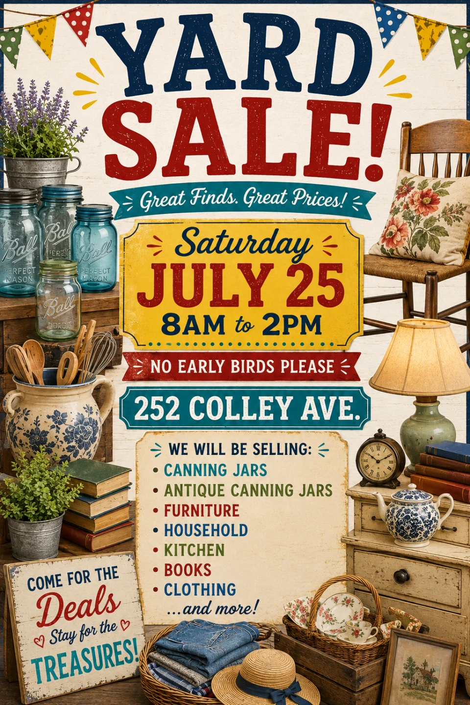 Yard Sale - July 25th