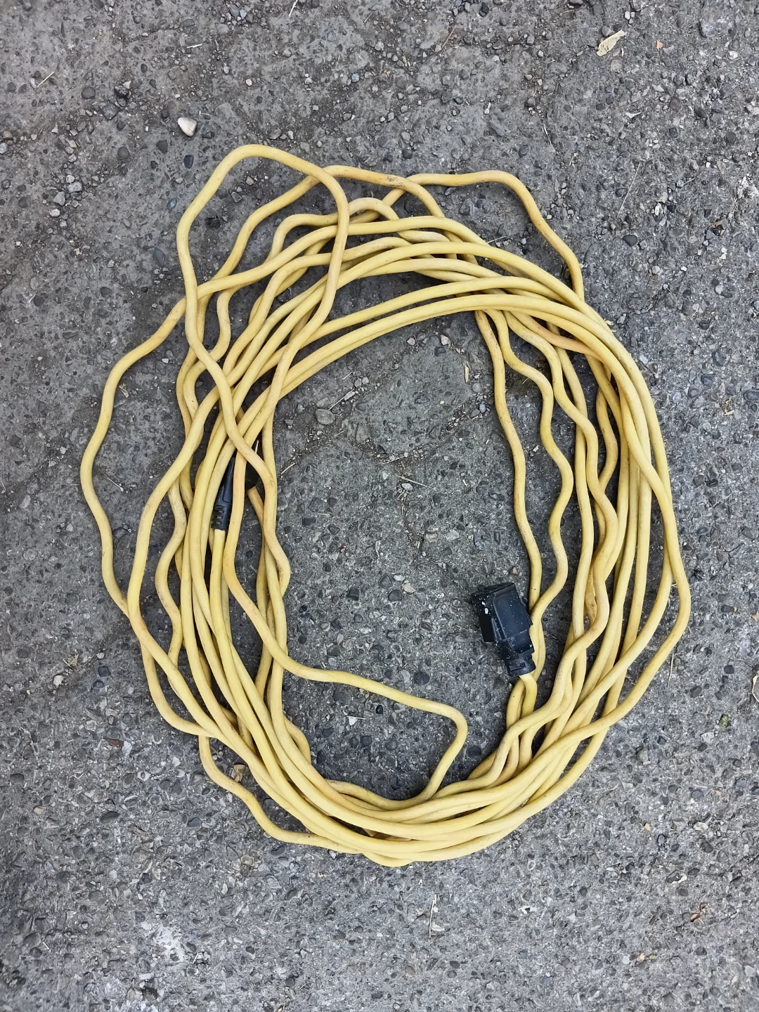 50" Yellow Extension Cord