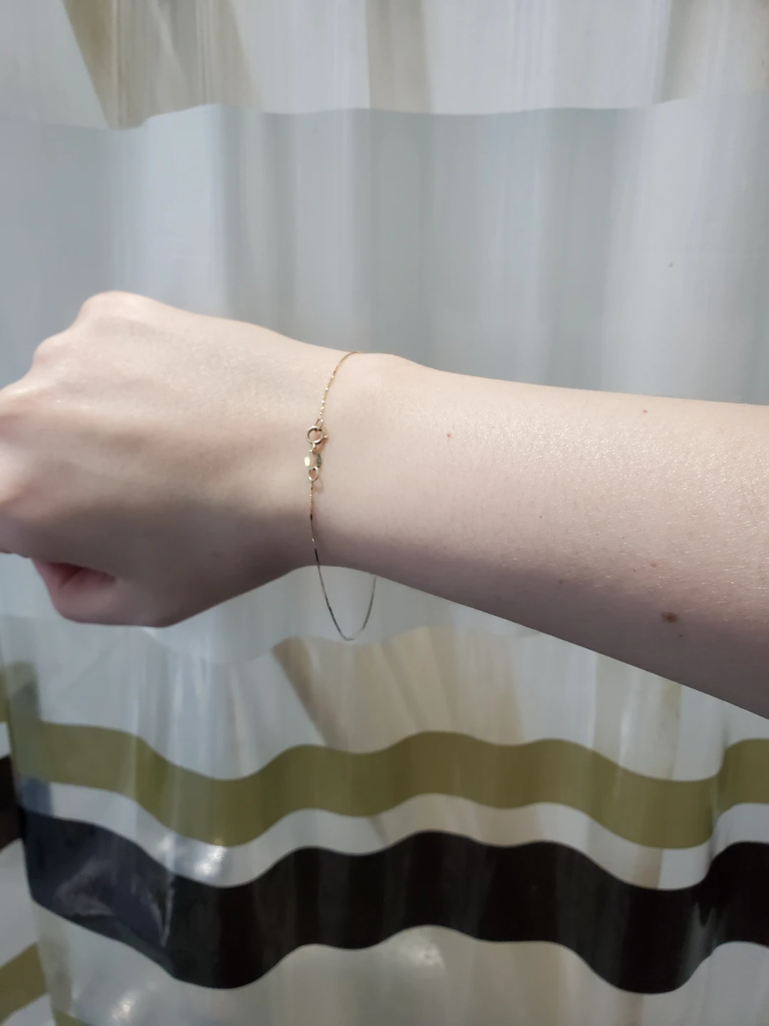 Vintage dainty 7.2 inch 10K gold bracelet - photo 4