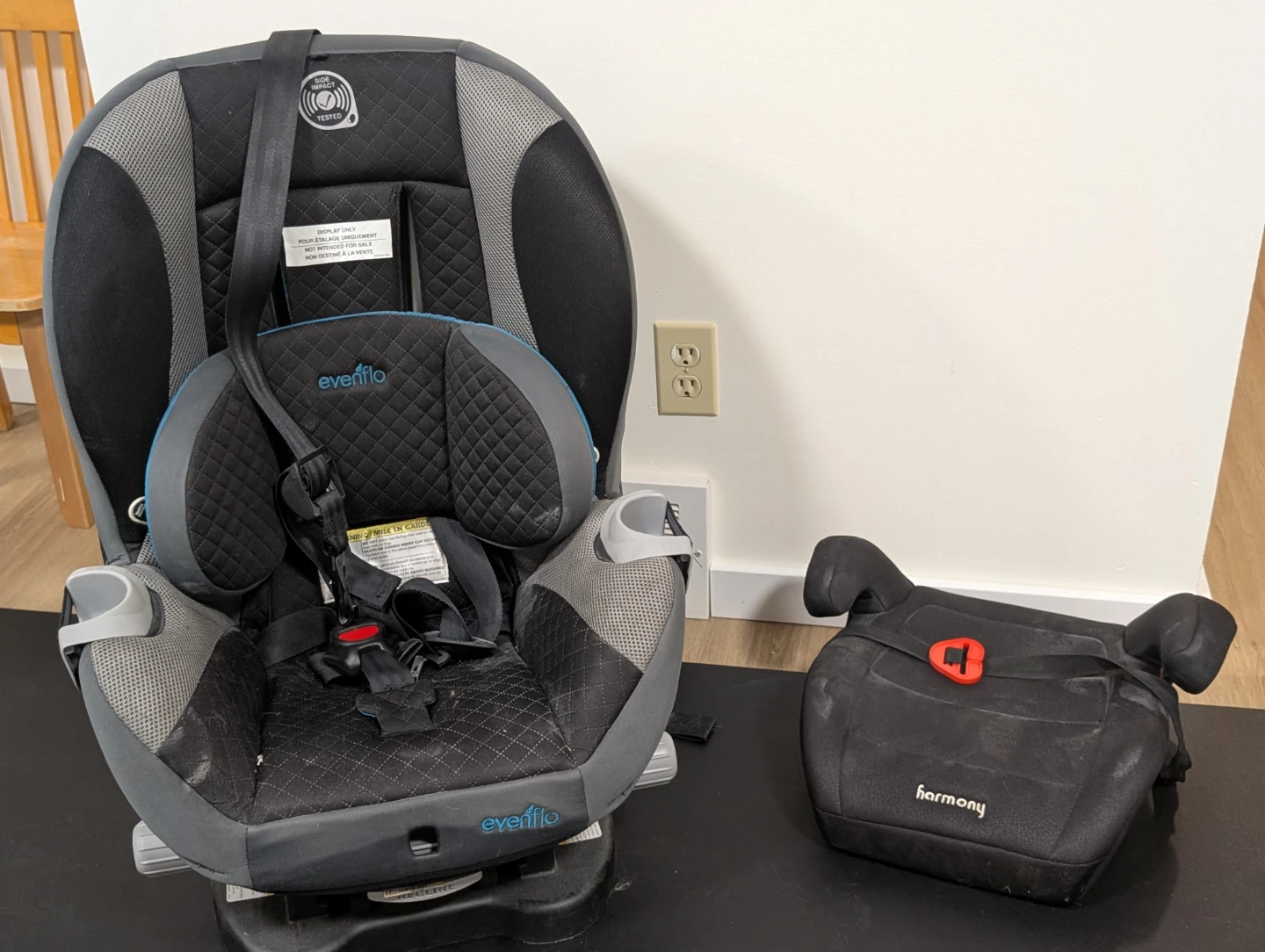 Evenflo car seat + booster
