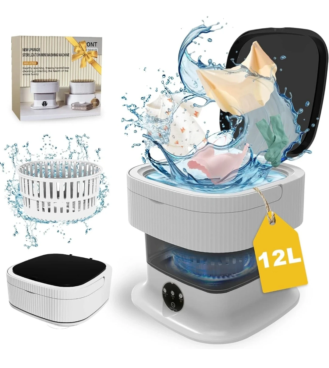 New Upgrade Sterilization Mini Washing Machine