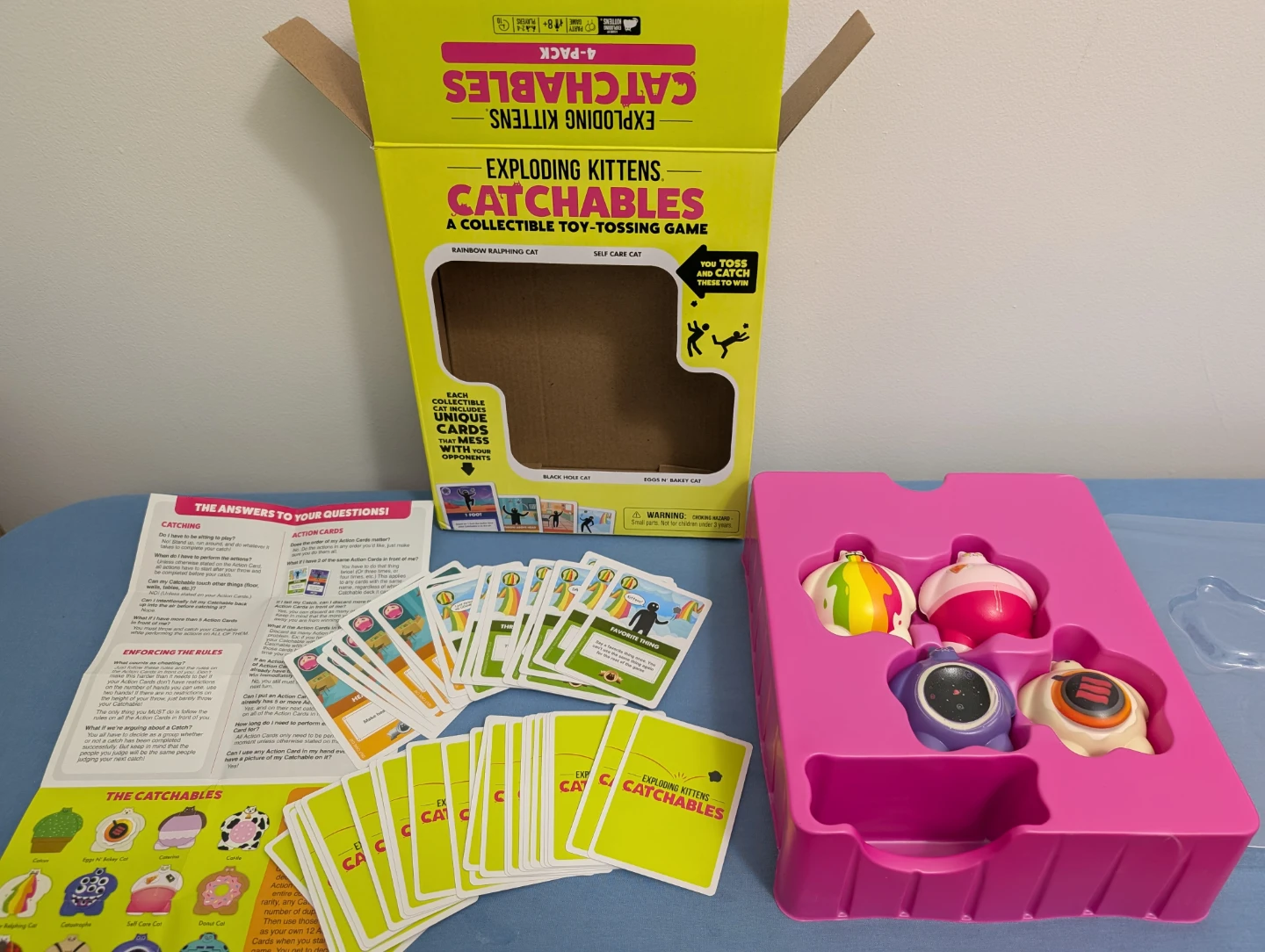 Tossing Game cards included great for kids party