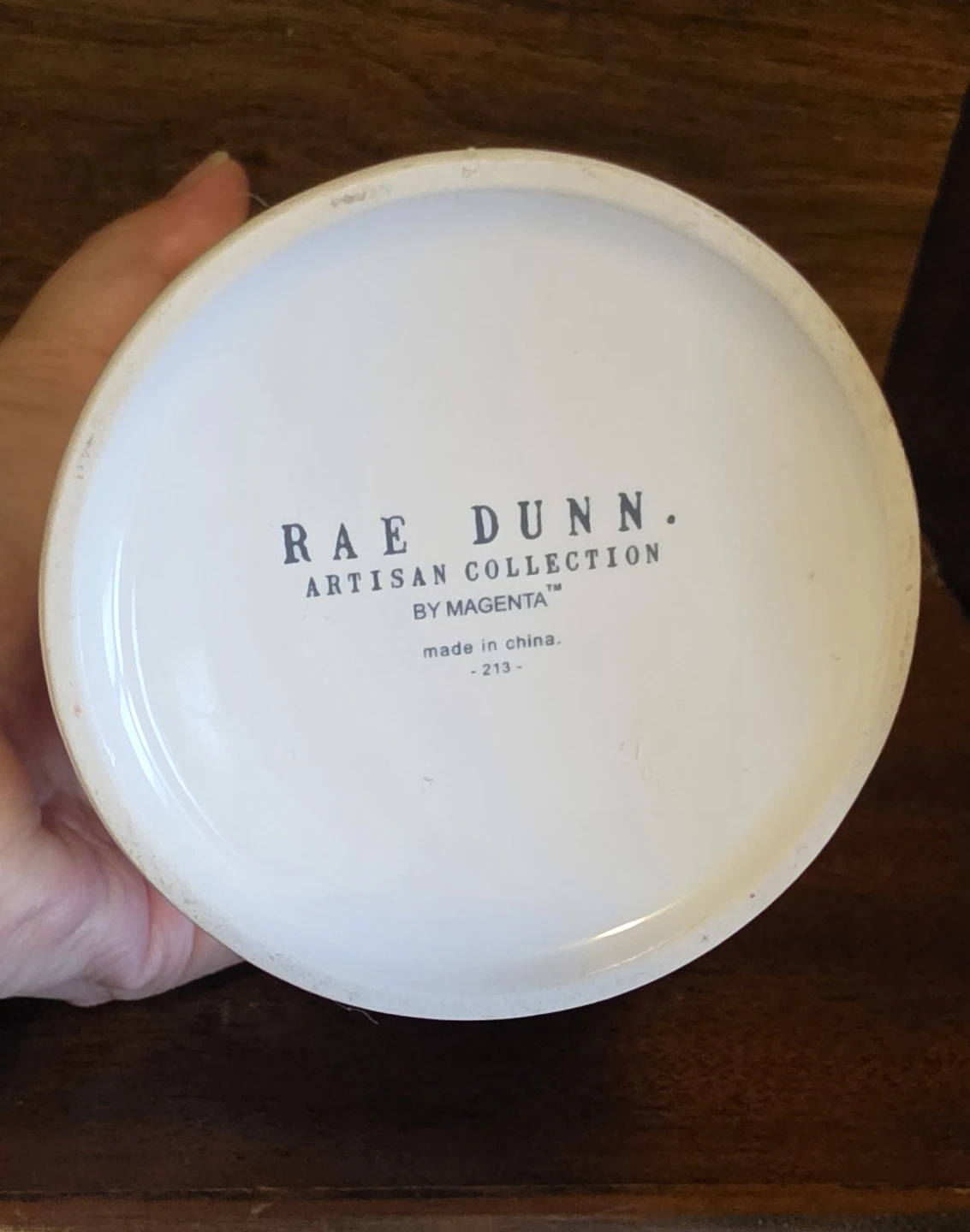 Rae Dunn "THINGS" Canister with Lid - photo 2