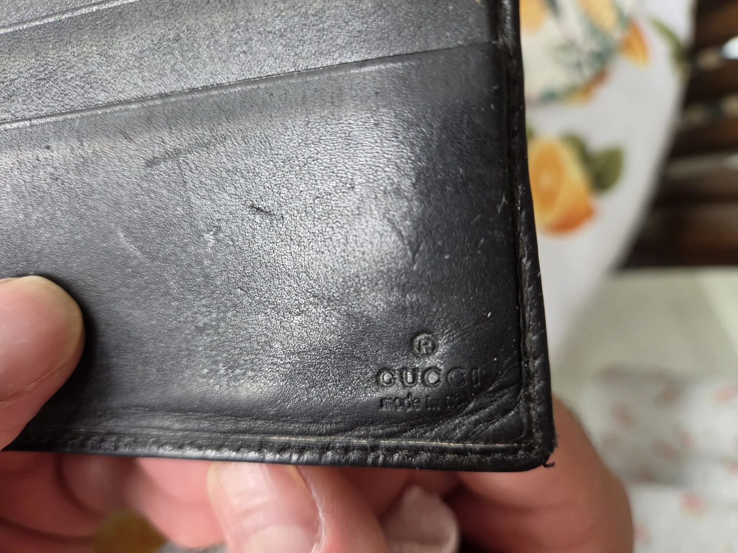Gucci Black Leather Money Clip Wallet - photo 3