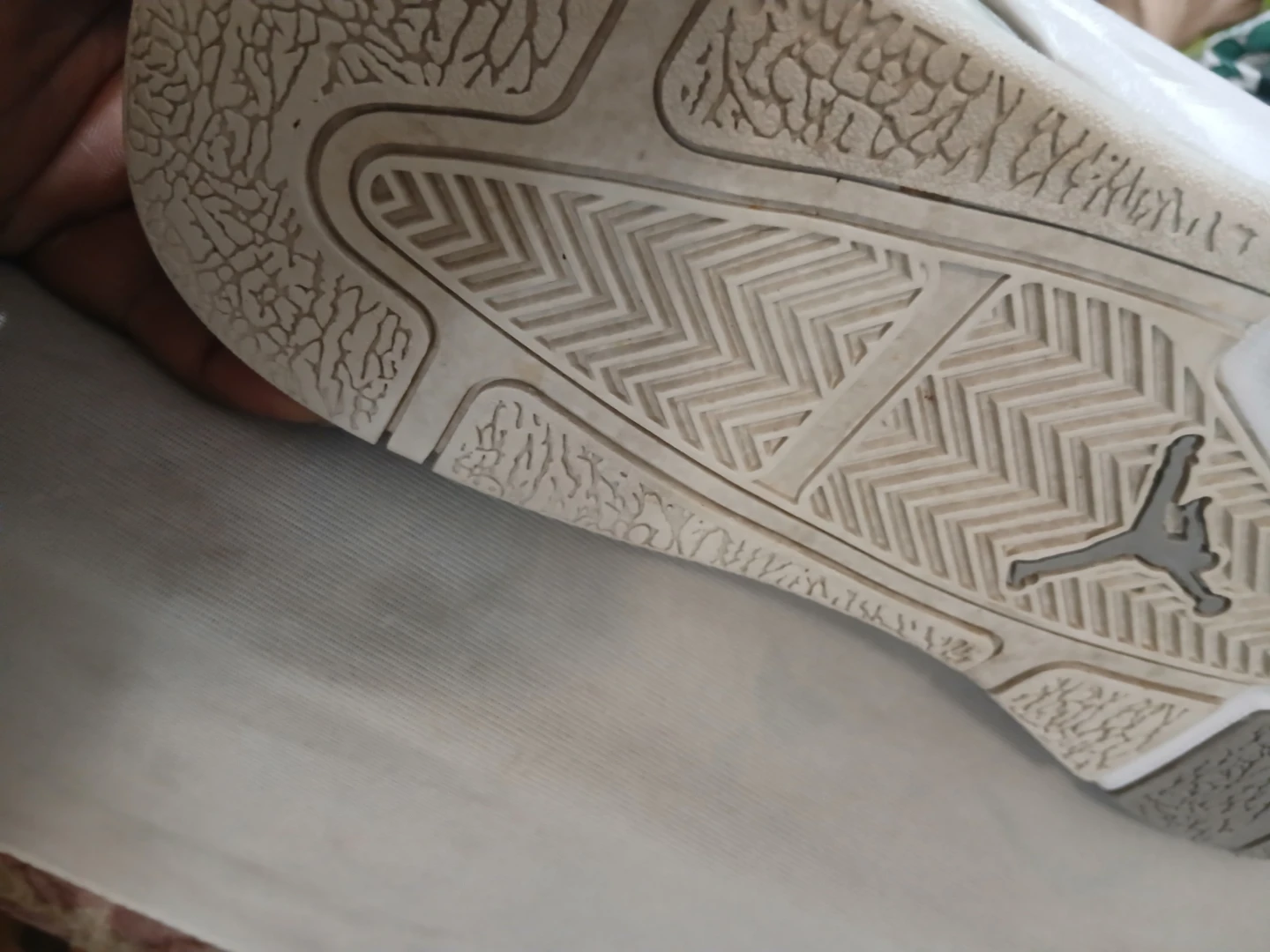 White Air Jordan High Top Sneakers - photo 4