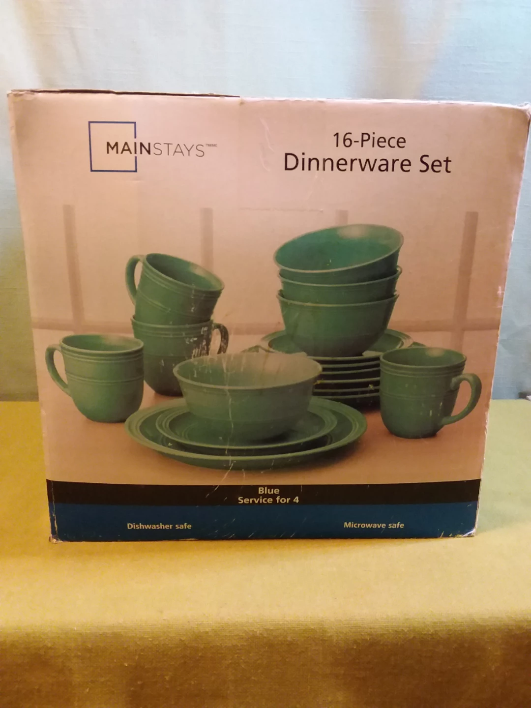 🍽️ 🆕 Mainstays 16-Piece Dinnerware Set 🍽️ 🆕