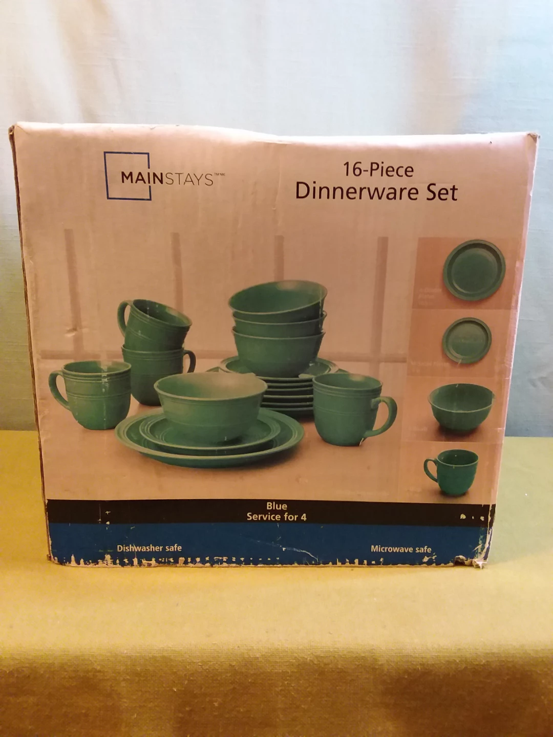 🍽️ 🆕 Mainstays 16-Piece Dinnerware Set 🍽️ 🆕 - photo 2