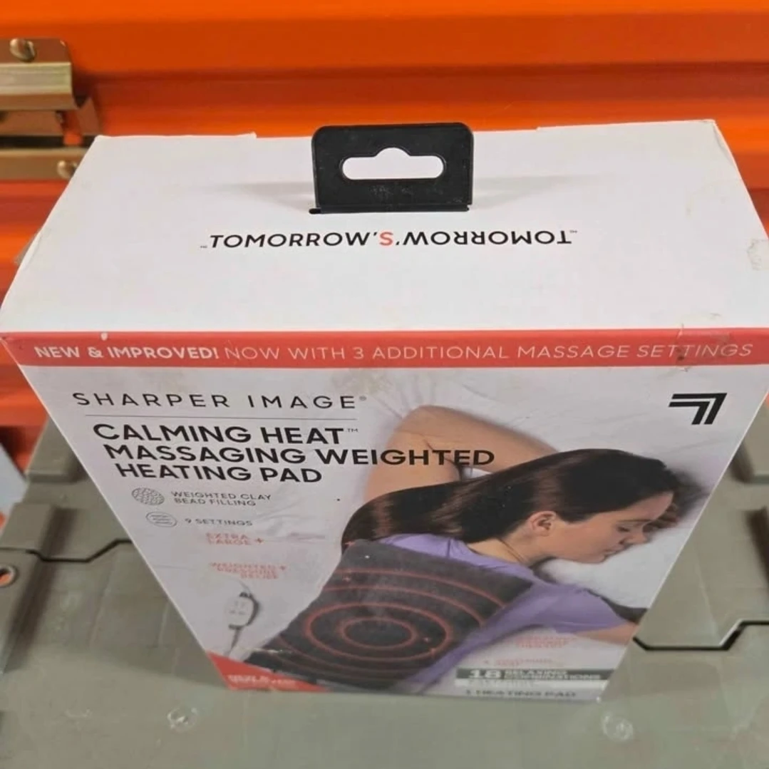 Brand New Sharper Image Massaging Weighted Heating Pad! 🔥 - photo 3
