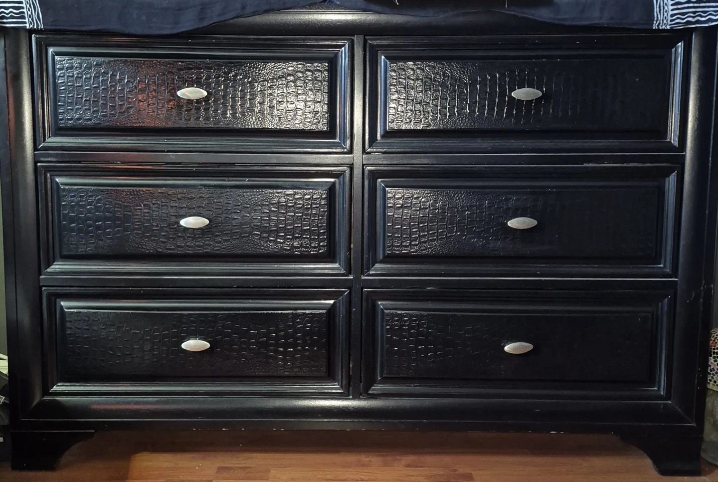 Black Crocodile Print Set - photo 3
