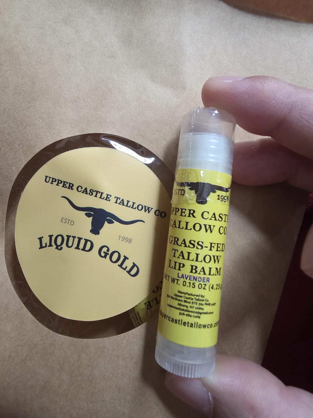 Upper Castle Tallow Co Lip Balm - Lavender
