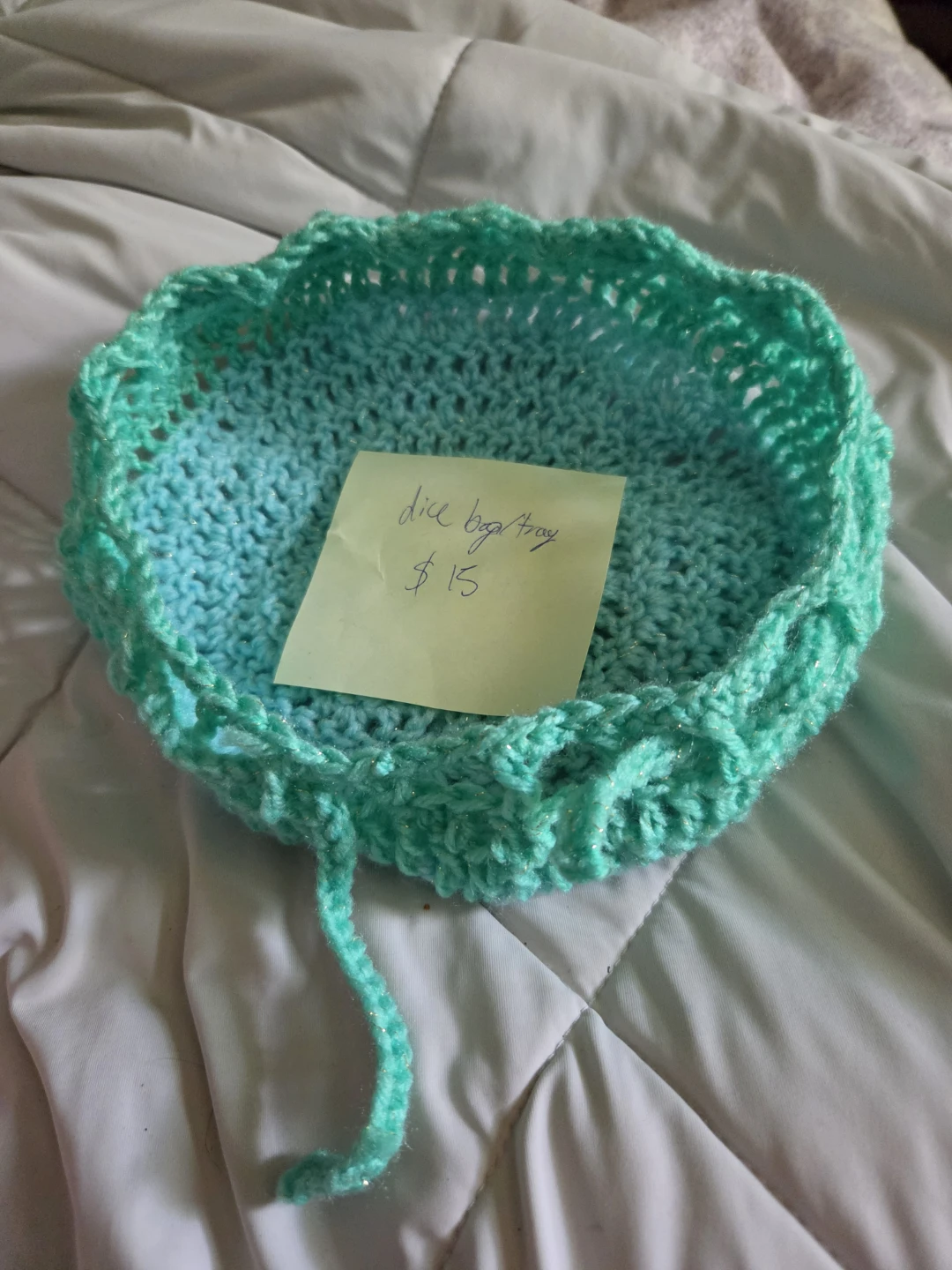 Crochet Dice Bag / Tray