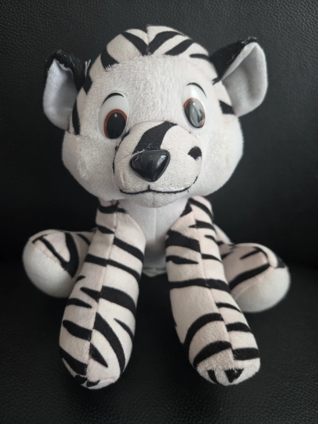 Plush White Tiger Toy