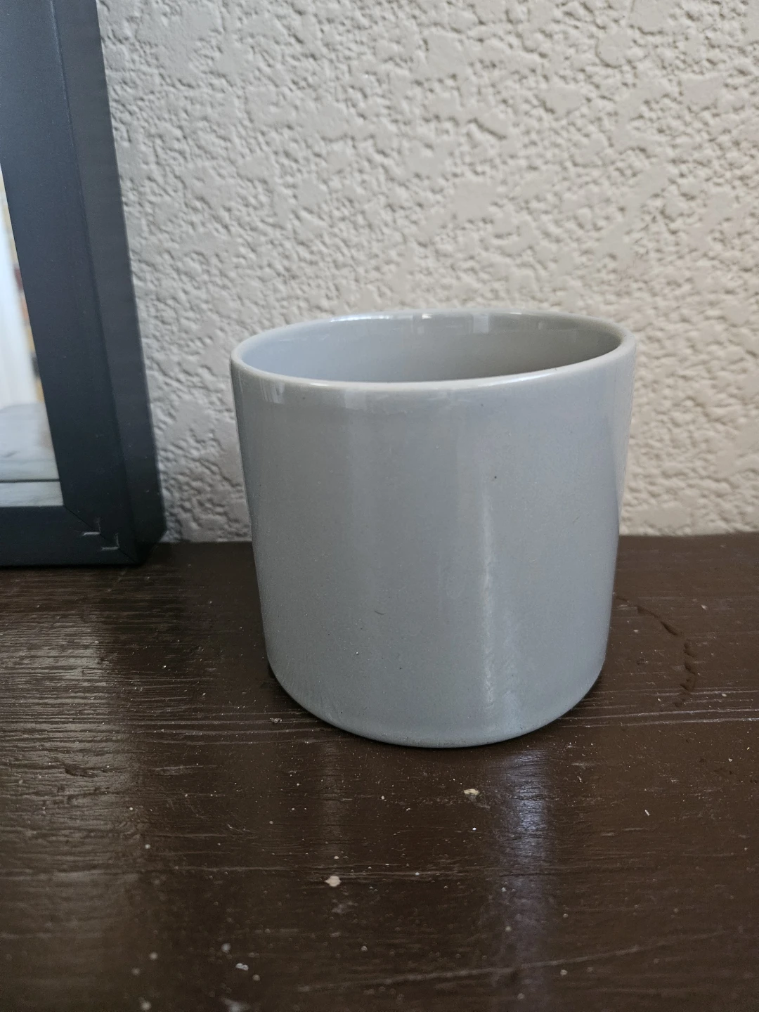 Grey Ceramic Planter Pot - photo 4