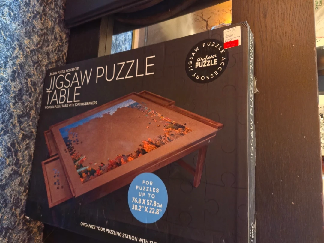 Professor Puzzle Jigsaw Puzzle Table with Sorting Drawers