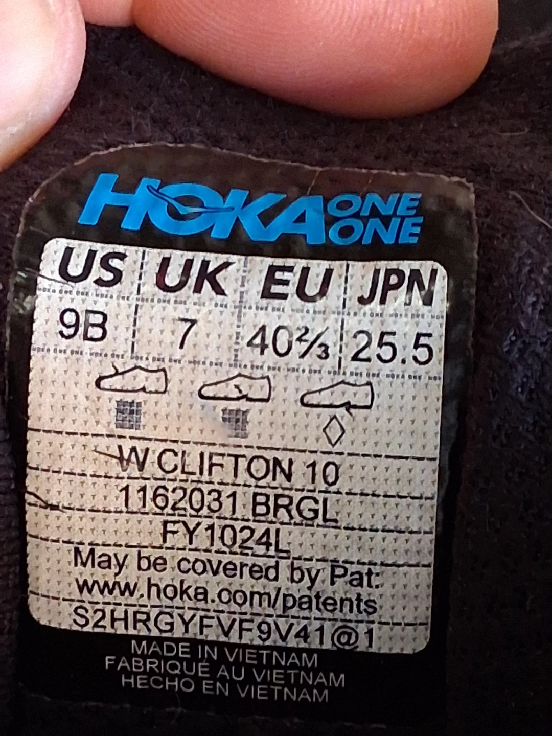 Hoka One One W Clifton 10 Women's Running Shoes size 9 - photo 5
