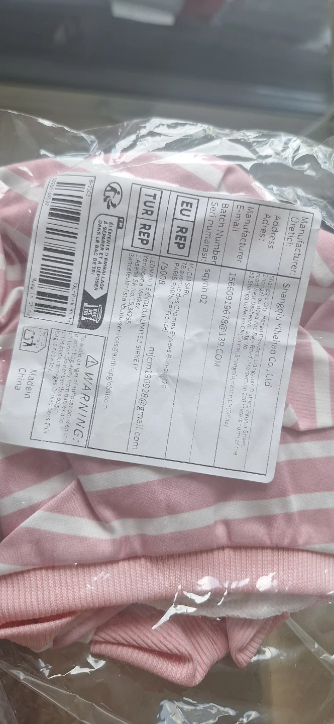 Classic Pink and White Striped Pet Jumpsuit - Size XXL - photo 2