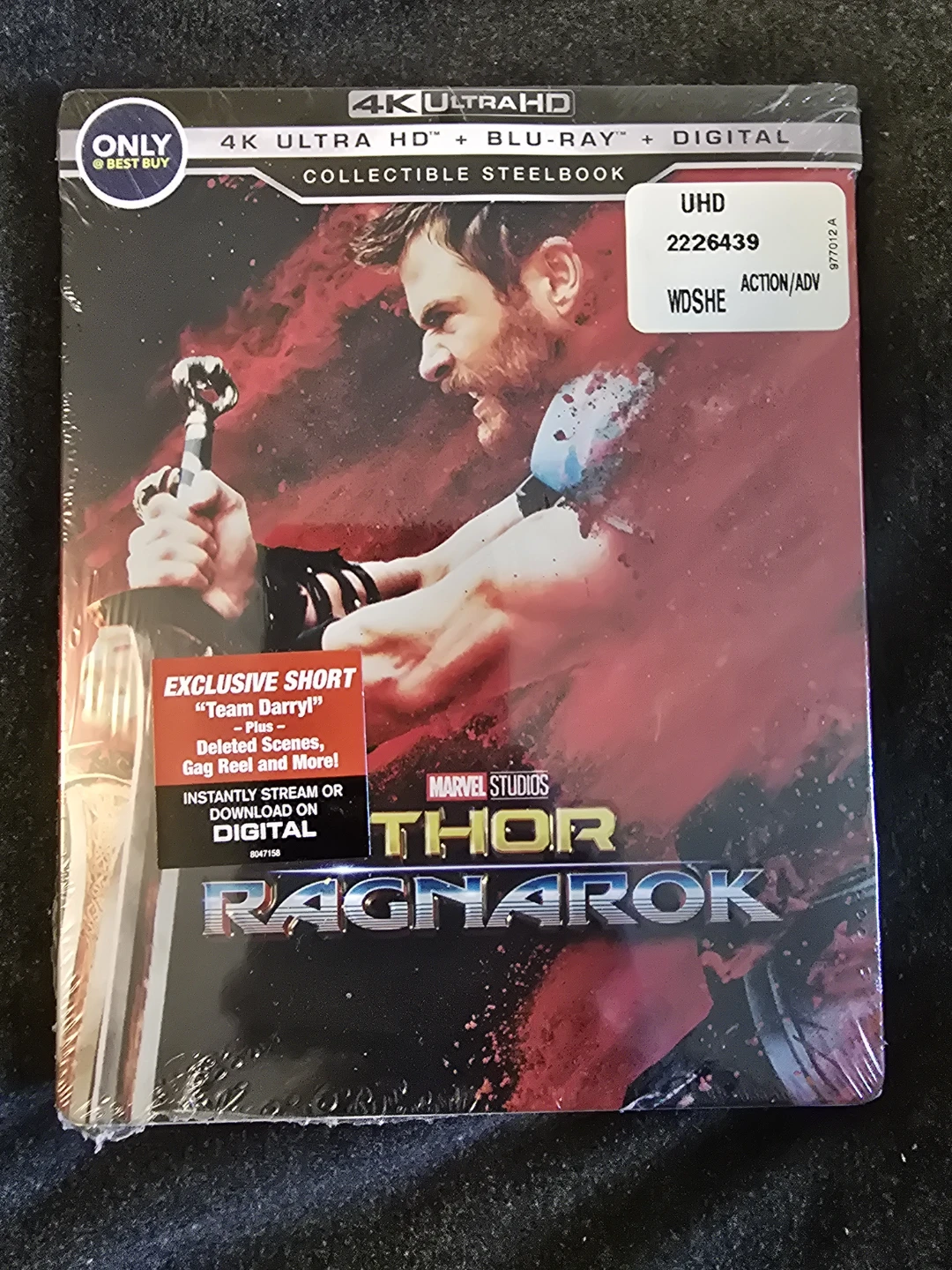 Thor Ragnarok 4K UHD Blu-Ray Steelbook