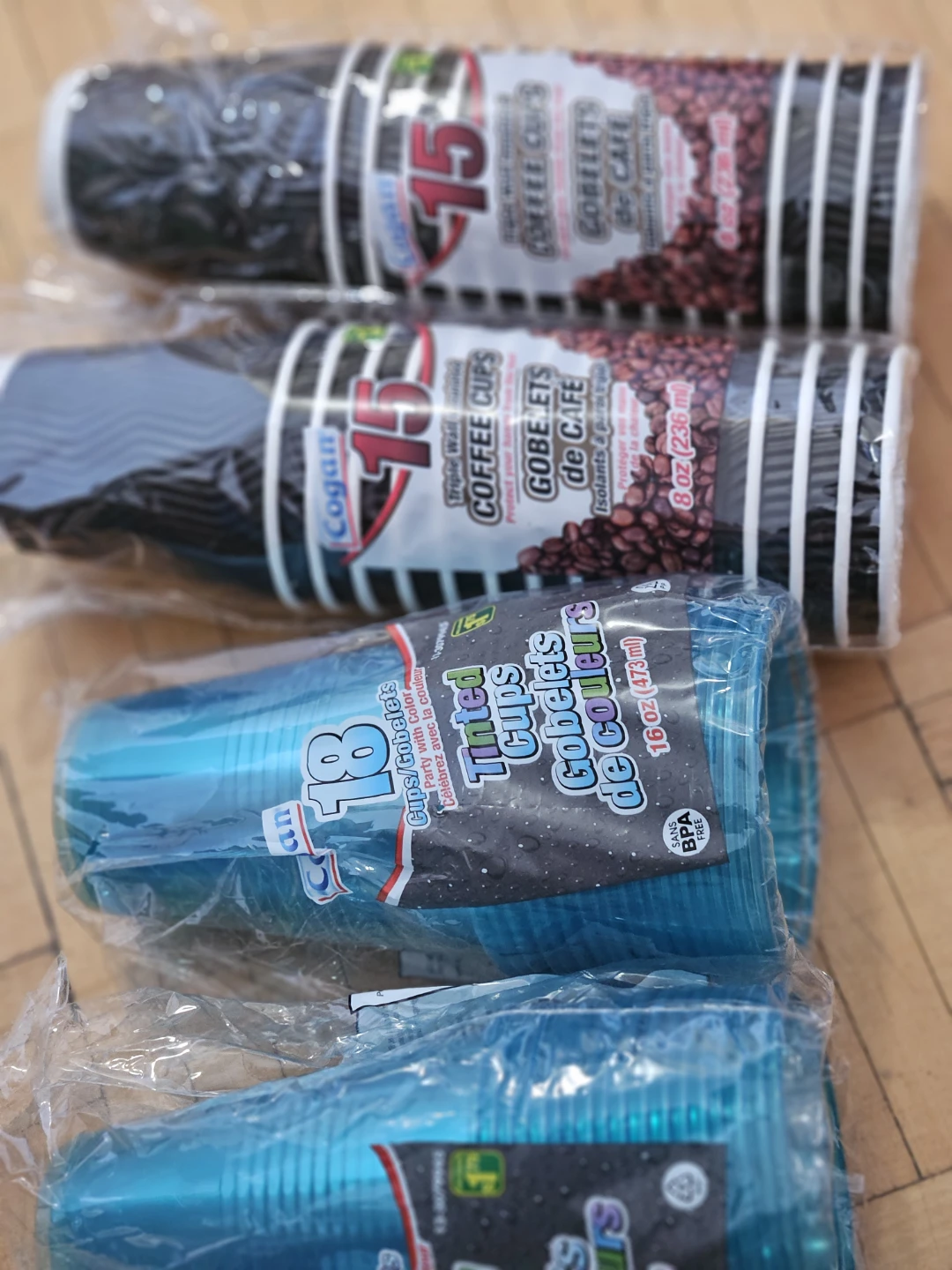 Cogan 15-Pack Coffee Cups & 18 Tinted Blue Cups - photo 3