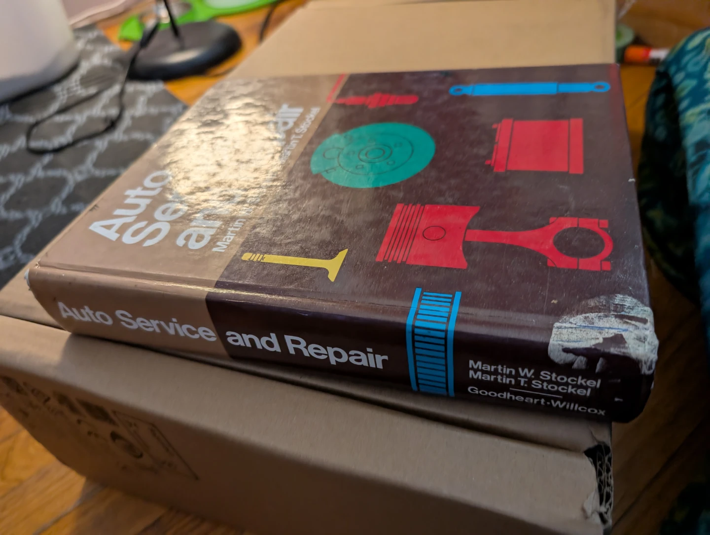 Auto Service and Repair Book by Martin W. Stockel