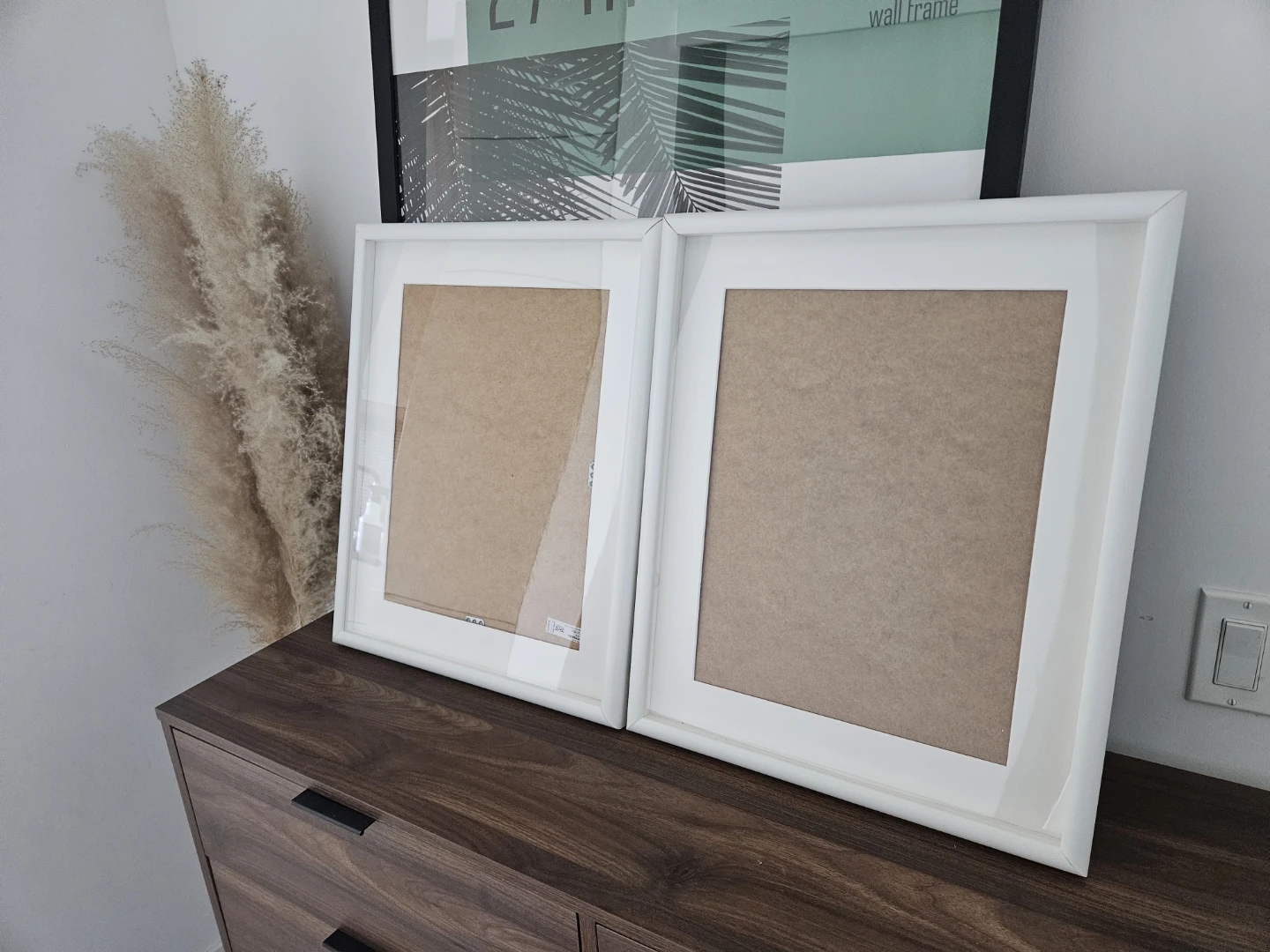 Wall Frames - Set of 2 White, 1 Black