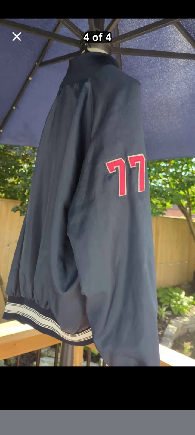 Navy Blue Varsity Cabot Jacket streewear - photo 4
