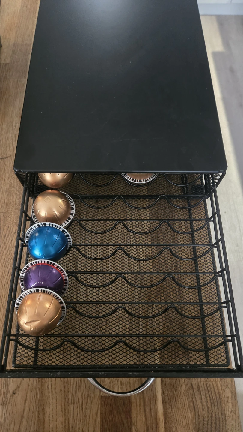 Black Nespresso Pod Drawer Organizer