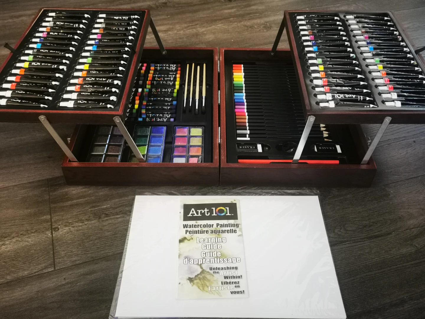 Art 101 Watercolor Painting Set with Wooden Case - photo 4