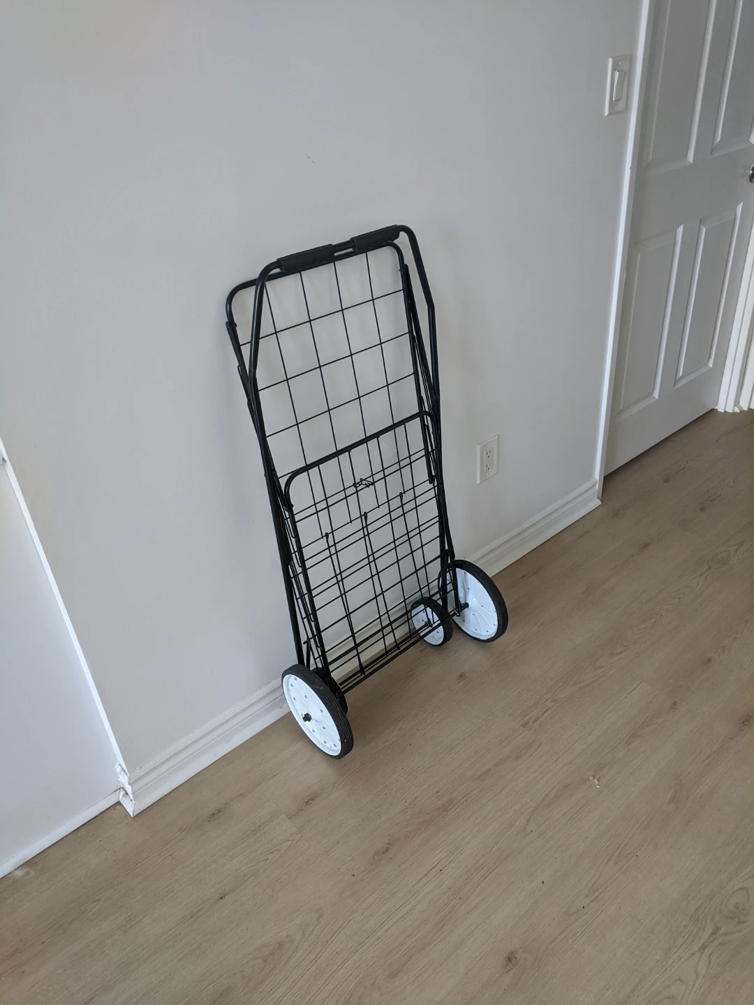 Black Folding Shopping Cart - photo 5