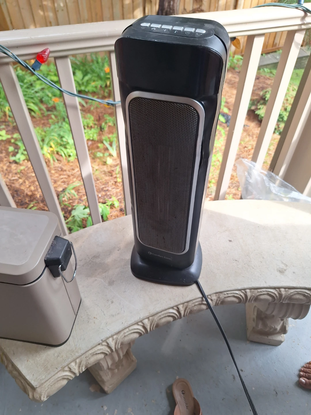 Black Portable Tower Heater