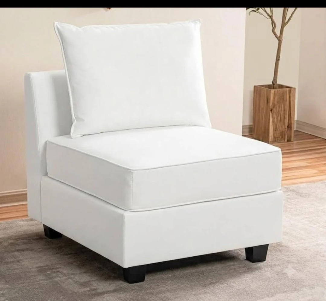 Naomi Home Elizabeth Modern DIY Sofa - White