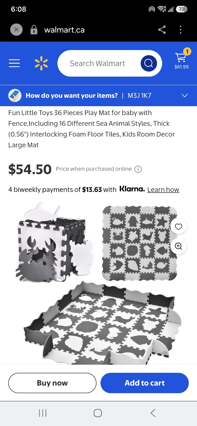 Brand New Foam Seacreature Playmat