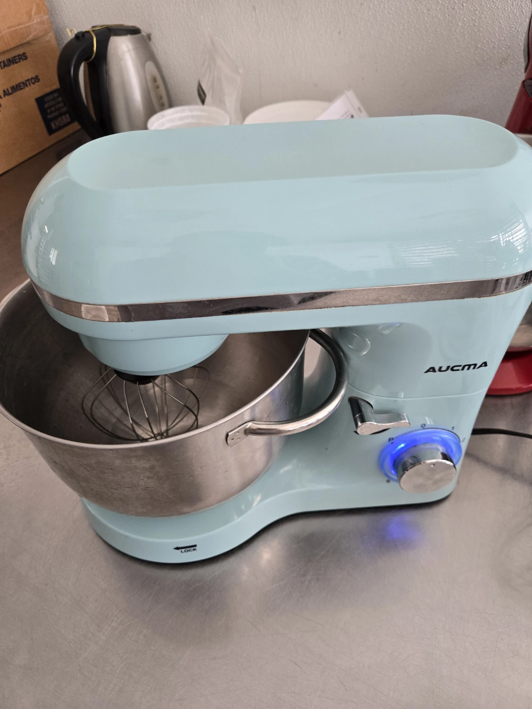 AUCMA Stand Mixer - Light Blue - photo 2