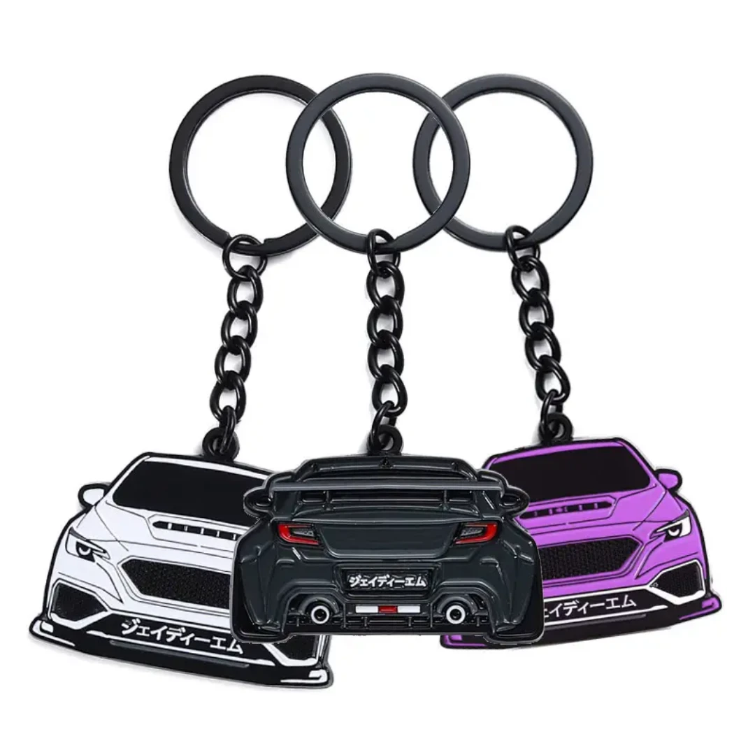 Set of 3 Car Model Keychains