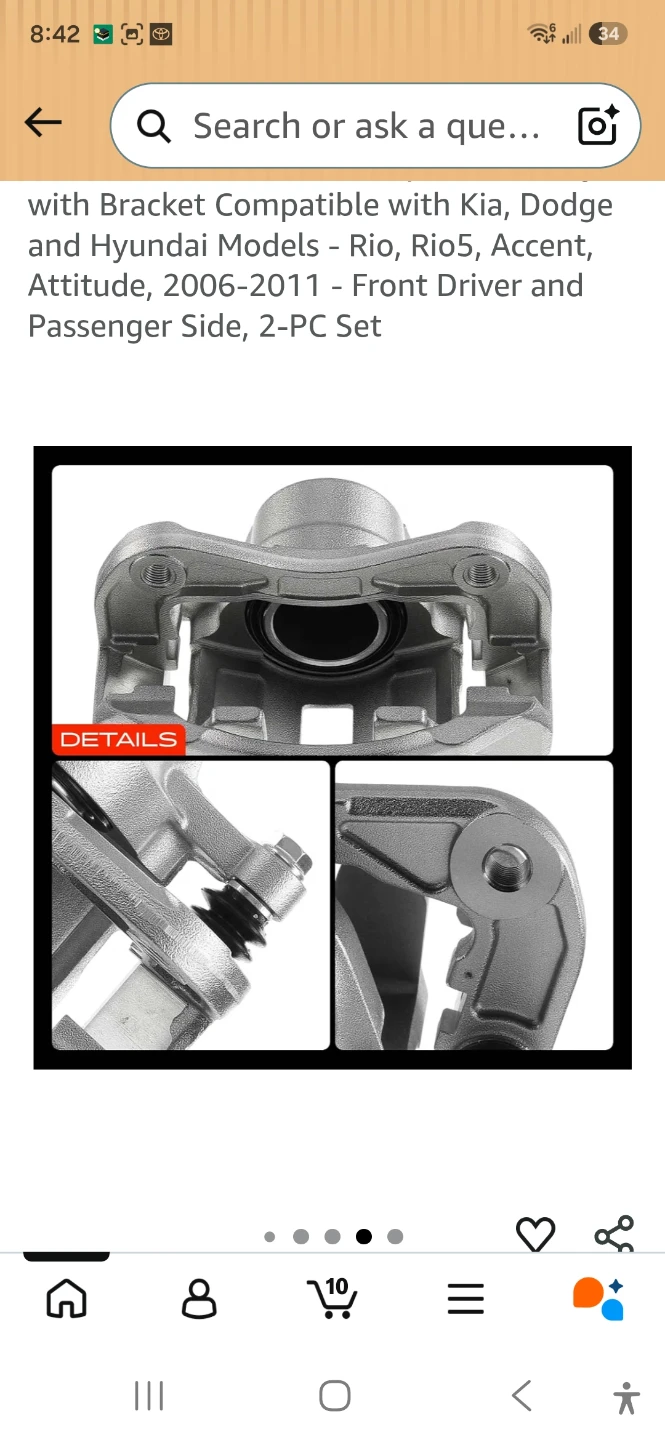 Disc Brake Caliper Assembly with Bracket - photo 4