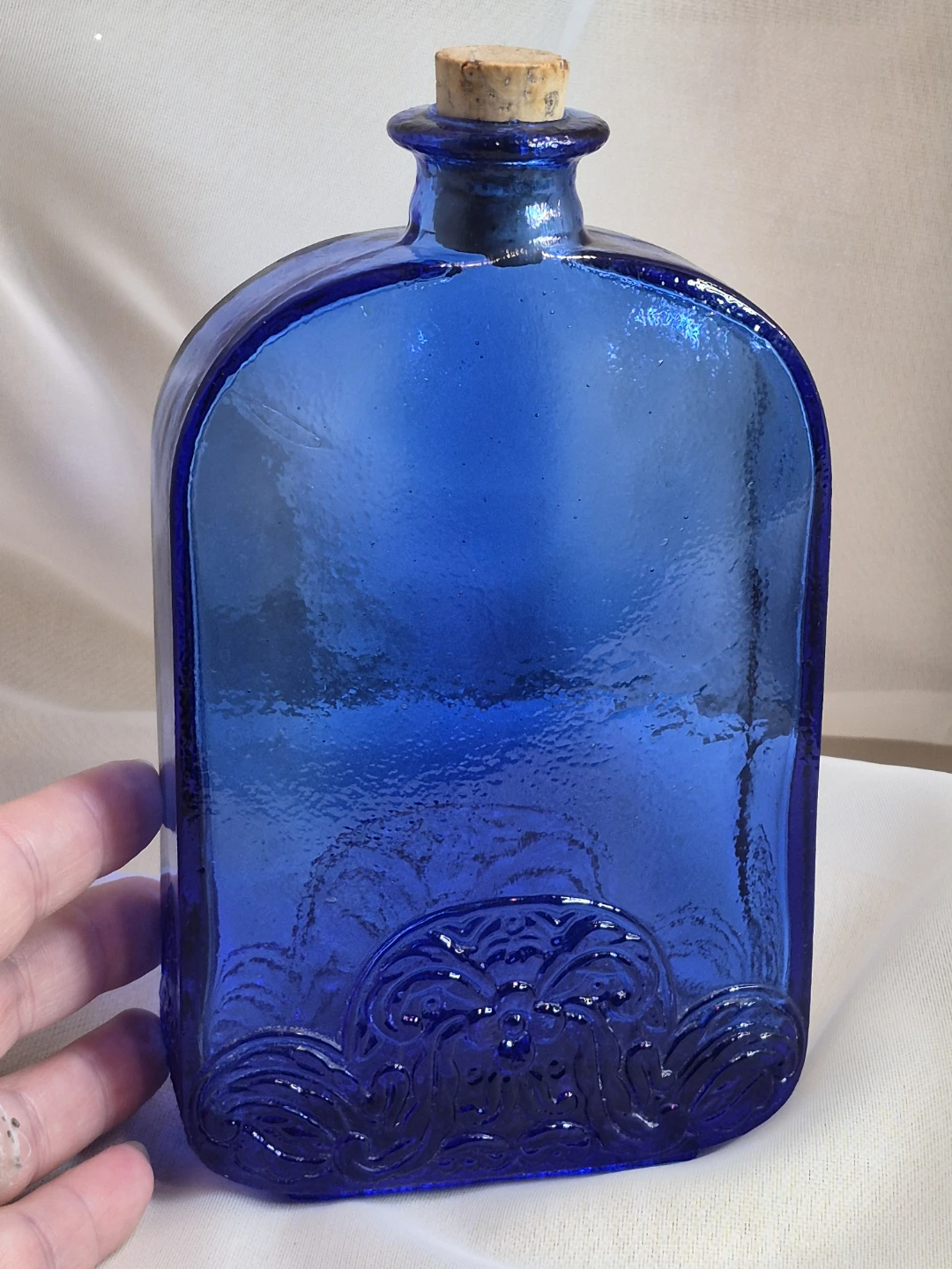 Beautiful 6 1/2" Tall Cobalt Blue Glass - photo 5